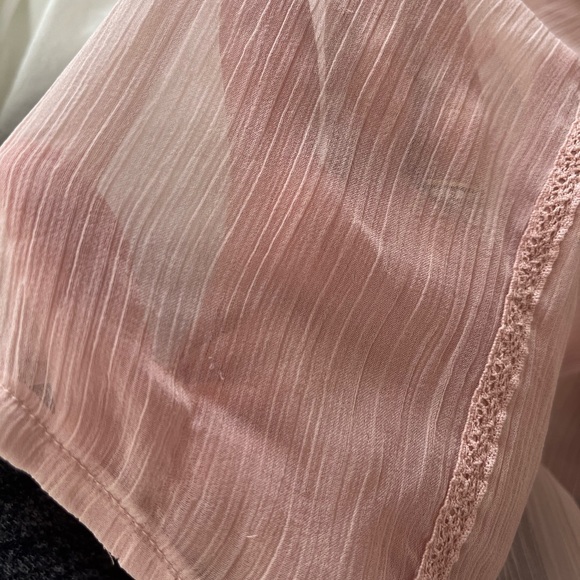 Gap chiffon rose dress lined 6-12 months - Picture 5 of 5